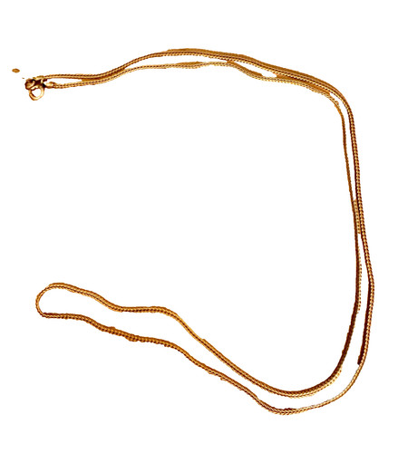 Vintage elka 12k gold - gf, chain