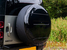 Gloss Black Rear Spare Wheel