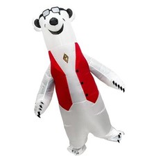 Polar Bear Inflatable Christmas Costume Cartoon Party Outfit for All Ages