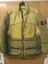 Stone Island Modified Panama 6/3 HT Nylon Mix Fabric Down Xxl ptp 28 inches 