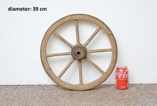 Vintage old wooden cart wagon