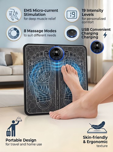 Ems foot massager mat - foot,