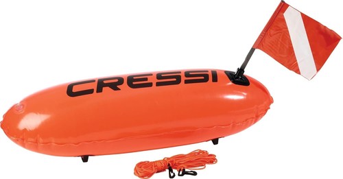 Inflatable dive buoy - buoy, flag