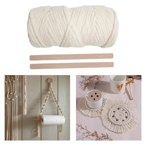 Macrame cotton cord - cord,, 6mm