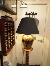 Large Poole Pottery Metalic