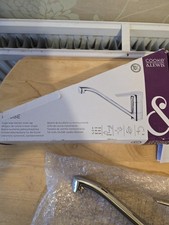 Cooke & Lewis Hebbe chrome single lever kitchen mixer tap. NEW And Unused