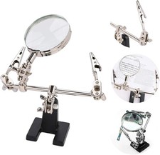 5X Magnifying Glass with Stand Hands Free Magnifying Glass Magnifier Stand 