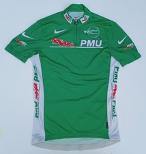 Vintage 1999 NIKE PMU Tour de France Cycling jersey Maillot Green XL