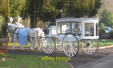 Photo 6x4 Horse-drawn hearse, Woodlands Crematorium (2) Scunthorpe  c2013