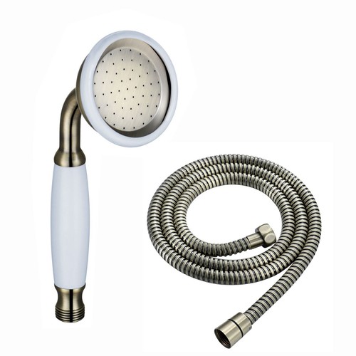 Handheld shower head hose kit - head,