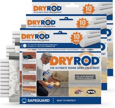 Dryrod Damp Proofing Rods DPC Multipacks - Wall Rising Damp Course Treatment