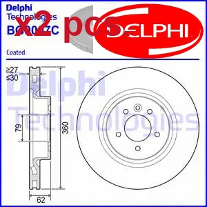 Pcs front brake disc set - pcs,