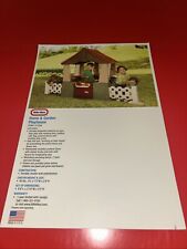 Toys R Us Outdoor Fun POS sign Little Tikes Home & Garden Playhouse 413164