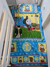 Vintage Thomas the Tank Engine & Friends Single Bed Sheet & Pillowcase Set Clean