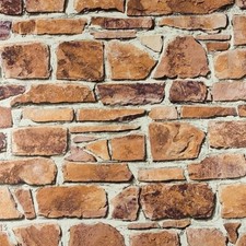 Brick Effect Wallpaper Vinyl