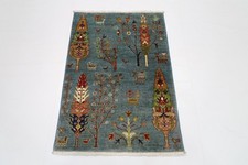 Traditional Tree of Life 3x4 ft  Accent Rug Afghan Hand Knotted Wool  Rug