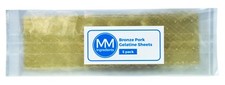 5 Sheets of professional grade Bronze Leaf gelatine Pork