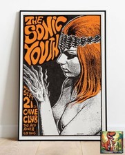 Sonic Youth 1987 Tour Poster -