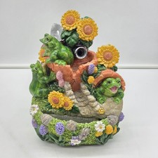 Whimsical Hermes Frog Fountain