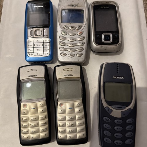 Vintage nokia phone bundle x6 - nokia,
