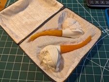 2x Turkish Meerschaum Pipes