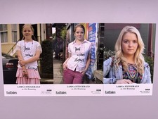 EastEnders Abi Branning Lorna Fitzgerald Signed Cast Cards x3 Undedicated