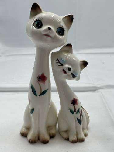 Pair vintage ceramic big - pair,