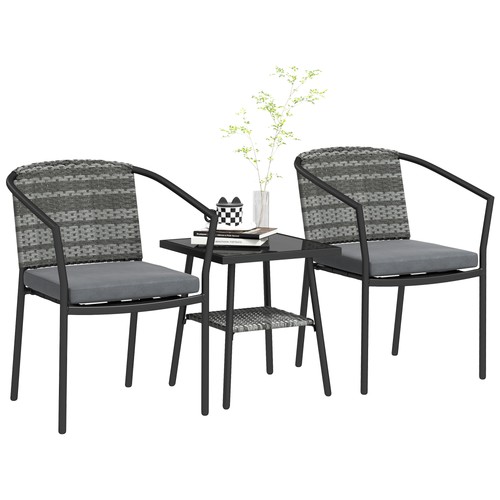 Outsunny pcs rattan - outsunny,