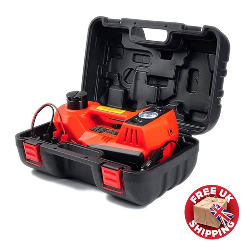 Electric car jack with tire - with,