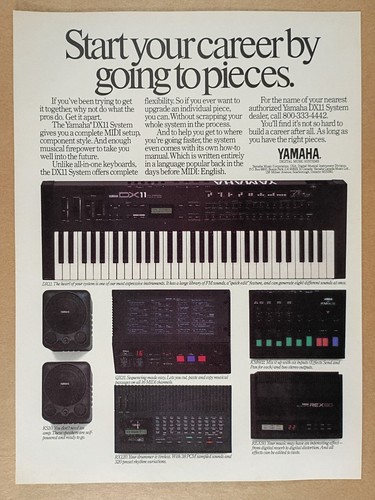 1988 yamaha dx11 synthesizer - 1988,
