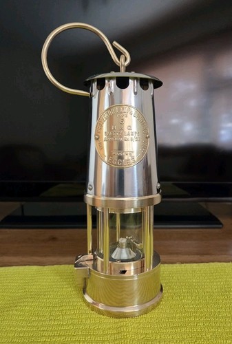 Vintage miners safety lamp - vintage,