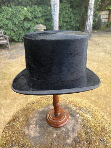 Vintage silk top hat 4 - vintage, 6+3/4