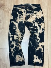 levis 502 bleach black Jeans