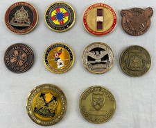Lot Of (10) Military Challenge