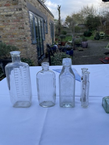 Vintage glass bud vases - vintage,