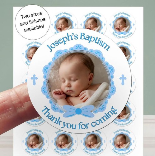Baptism photo stickers - baptism,