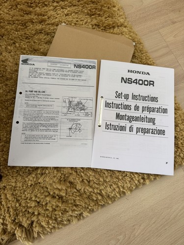 Honda ns400r pre delivery - honda,