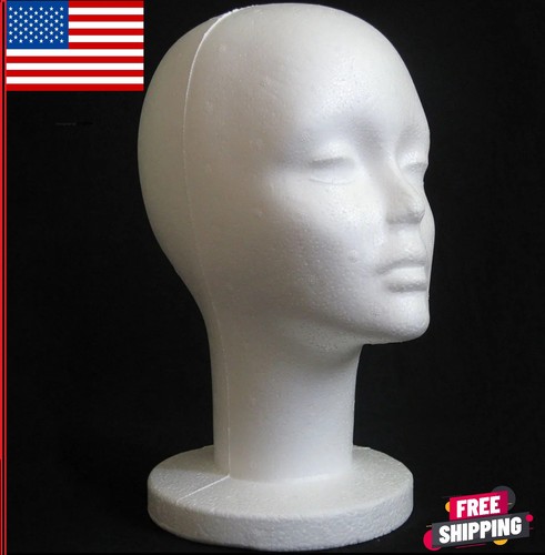 Female foam mannequin head - female,