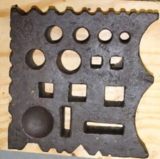 Antique Cast Iron Swage Block – Blacksmith – 165 lbs