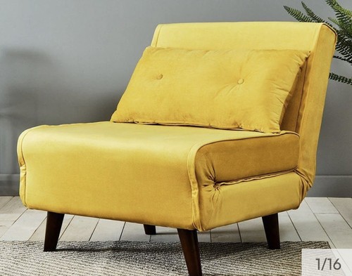 Made com single daybed mustard - made.com,