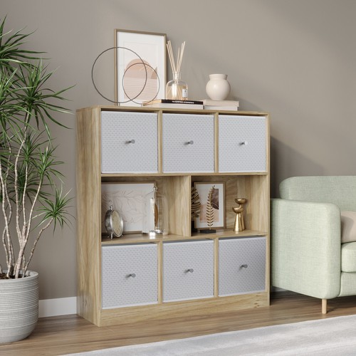 Asymmetrical oak cube - 8,