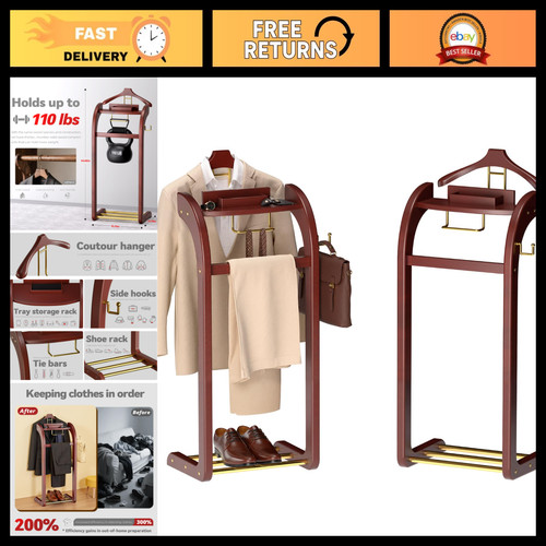 Wooden suit valet - suit, for