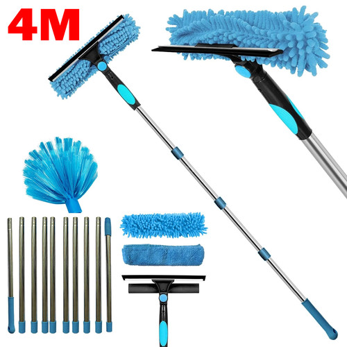 Telescopic window cleaner - 4m,