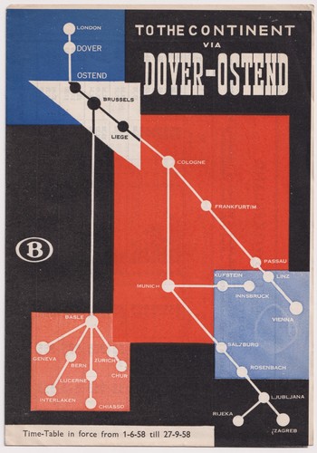 1958 dover ostend train ferry - 1958,