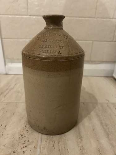 Antique stoneware flagon - antique, with