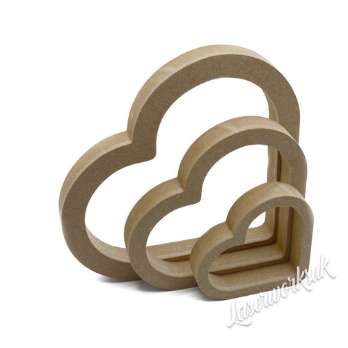 Heart outline craft - heart, shapes