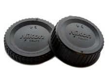 Camera Body Cover + Rear Lens Cap For Nikon D5300 D750 D800 DX Series - UK STOCK