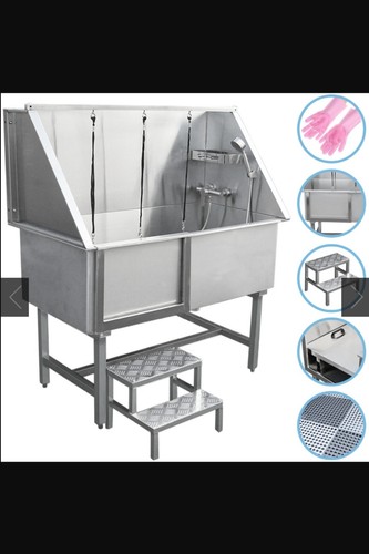 Dog grooming steel wash - dog,