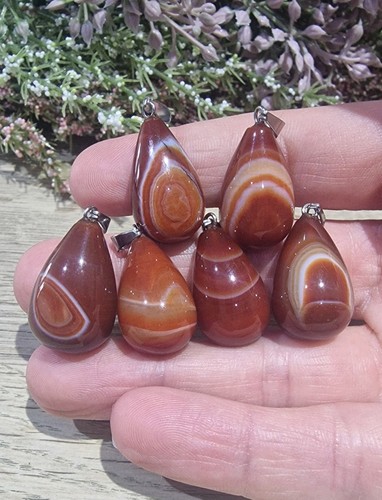 Carnelian agate crystal - agate,