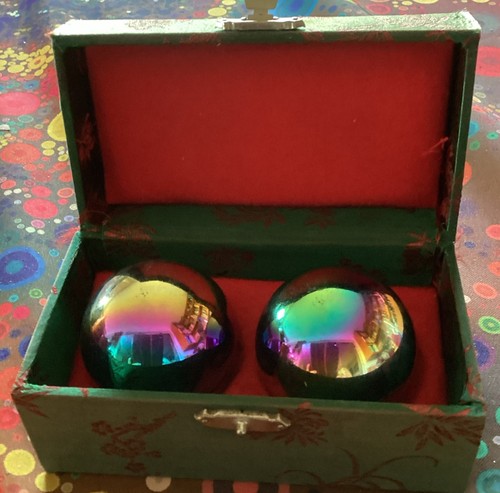 Vintage chinese baoding balls - vintage,